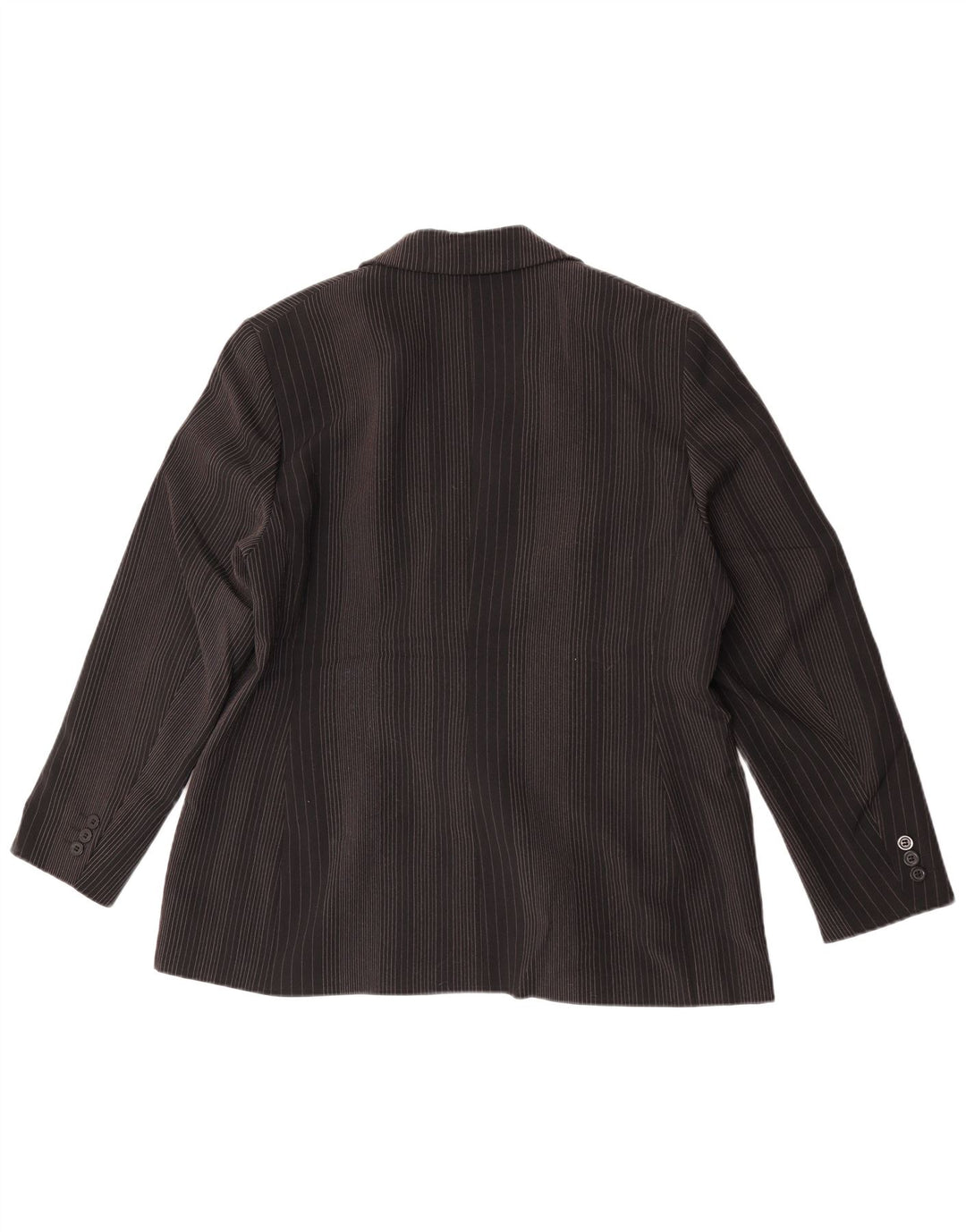 Marks & Spencer Damska marynarka zapinana na 2 guziki UK 14, duża, czarna w prążki