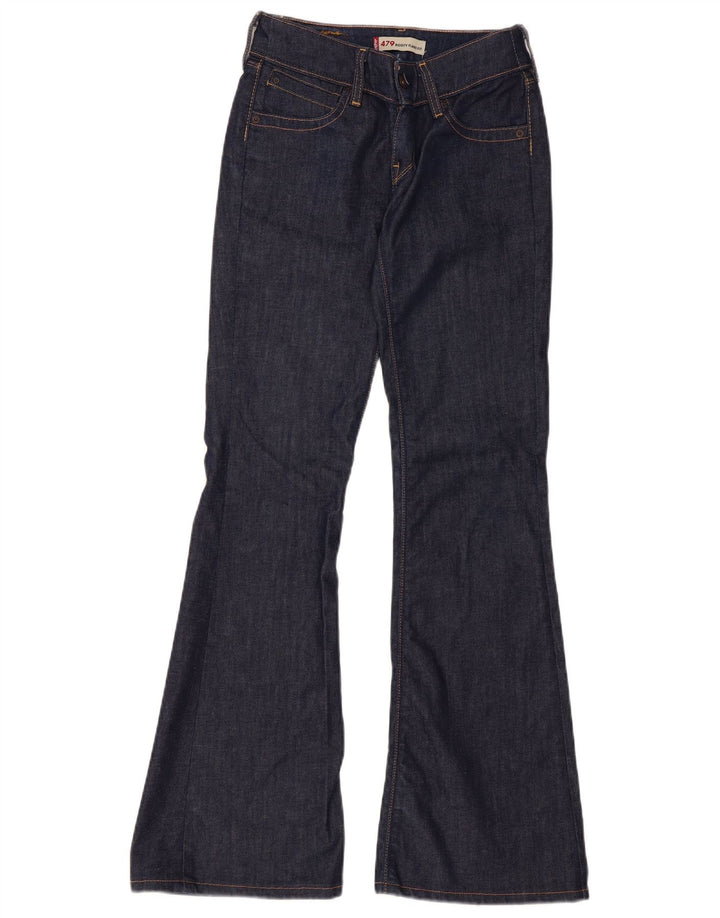 Damskie jeansy Levi's 479 Booty Flared W27 L34 Granatowa bawełna