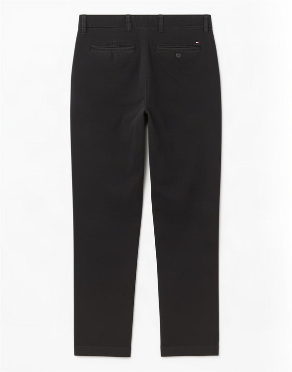Męskie spodnie Chino Slim Tommy Hilfiger W30 L32 Czarna bawełna