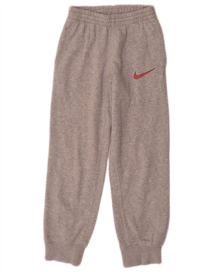 Spodnie chłopięce Nike Dresowe Joggery 10-11 lat, średnioszare, nakrapiane