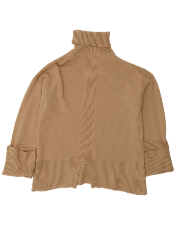 Damski sweter oversize Reiss z okrągłym dekoltem UK 6 XS, beżowa wełna