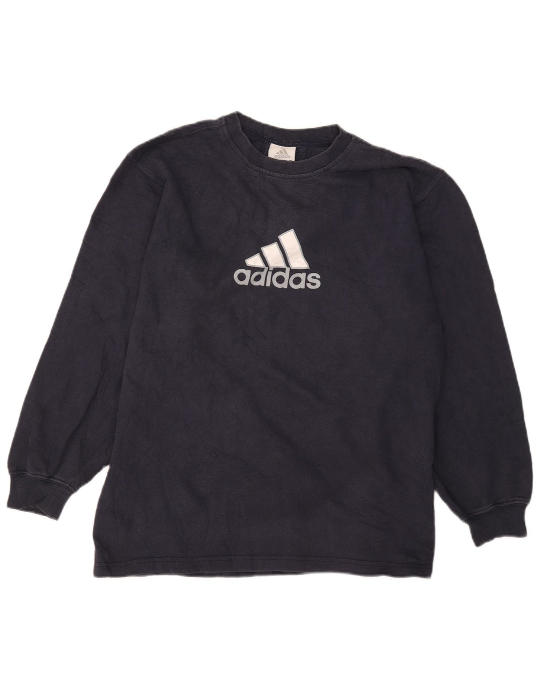 Bluza chłopięca Adidas Graphic Jumper 15-16 lat granatowa