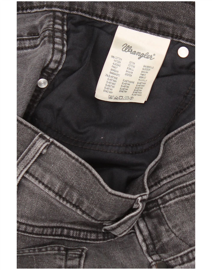 Męskie jeansy Wrangler Bostin Straight W34 L32 Szara bawełna