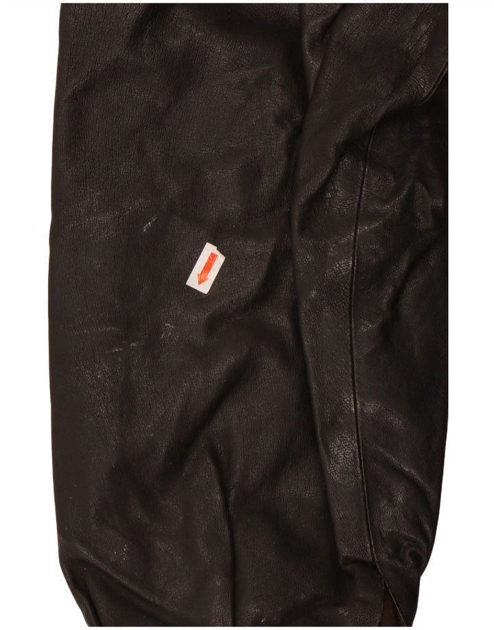 Męska kurtka skórzana C&A IT 58 4XL Brązowa skóra