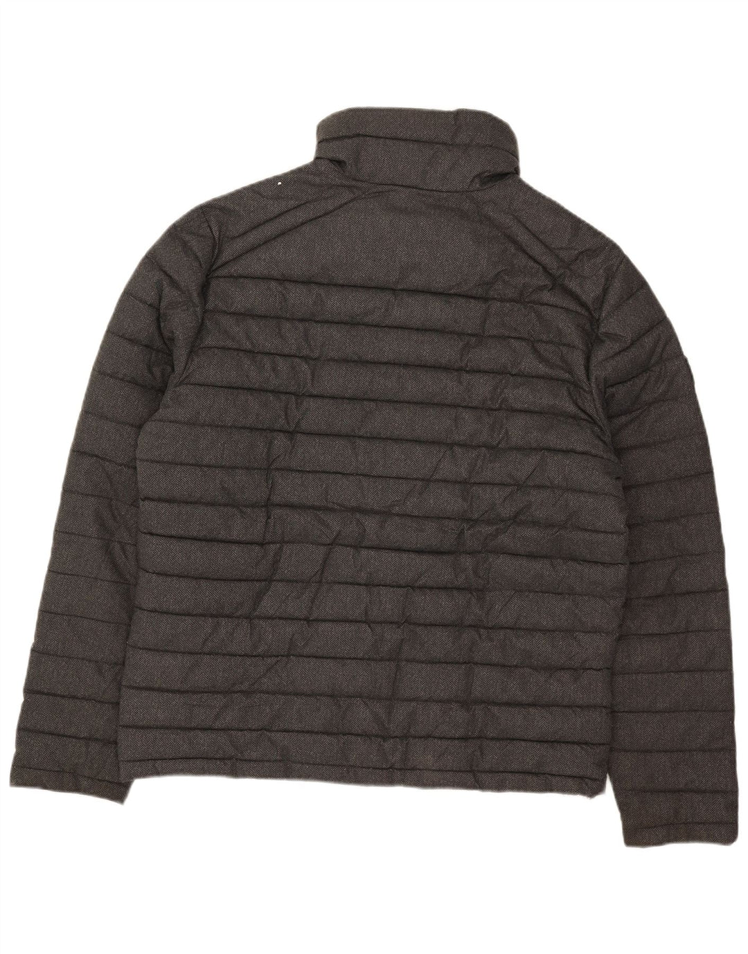 Męska ocieplana kurtka Superdry UK 42 XL, szary, poliester w jodełkę