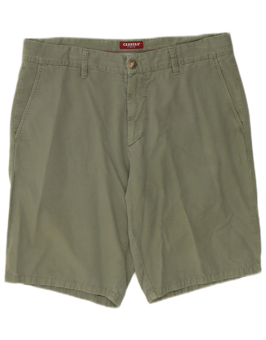 Męskie spodenki chino Carrera IT 48 Medium W33, bawełna khaki