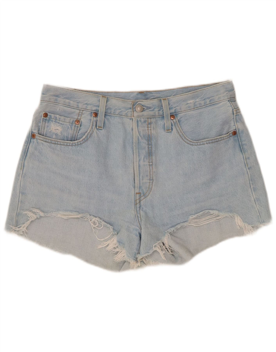 Damskie spodenki jeansowe Levi's 501 Medium W30 Blue