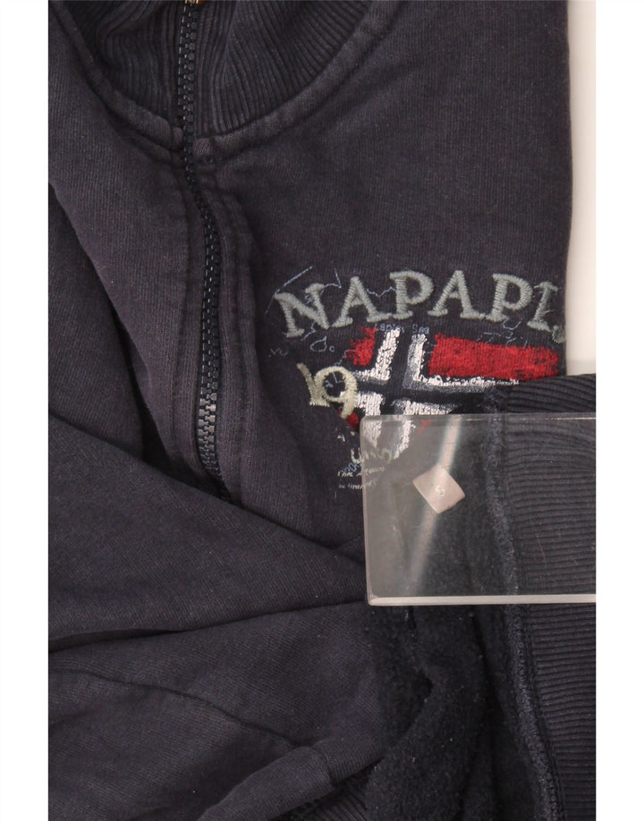 Męska kurtka dresowa Napapijri Graphic, mała, granatowa