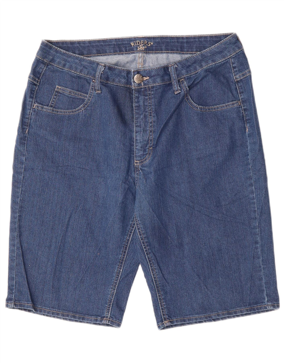 Damskie spodenki dżinsowe LEE Riders US 14 XL W34, niebieska bawełna