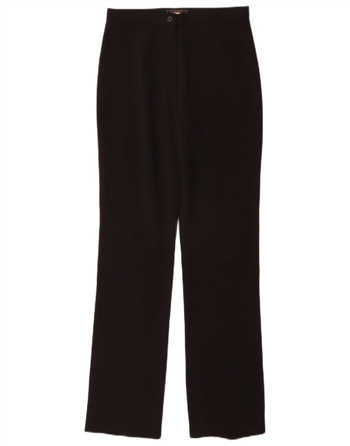 Damskie proste spodnie garniturowe Naf Naf IT 38 XS W26 L32 Czarny poliester