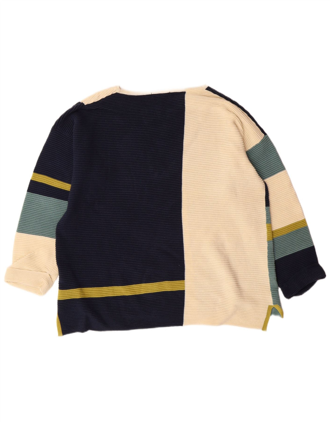 WHITE STUFF Damski sweter z dekoltem w łódkę, UK 18 XL, wielokolorowy