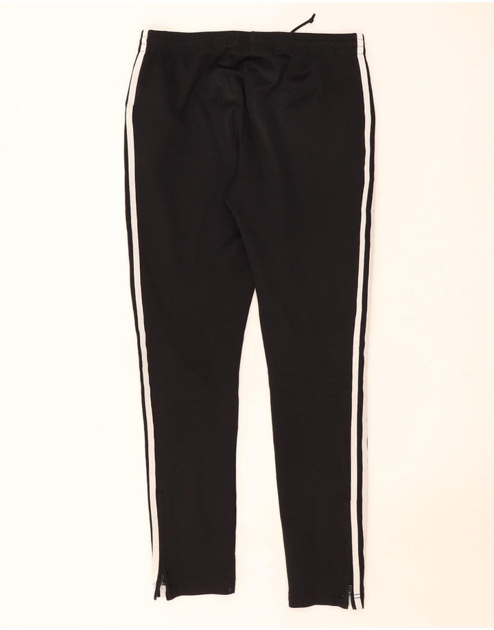 Damskie spodnie dresowe Adidas UK 10, małe, czarne, poliestrowe