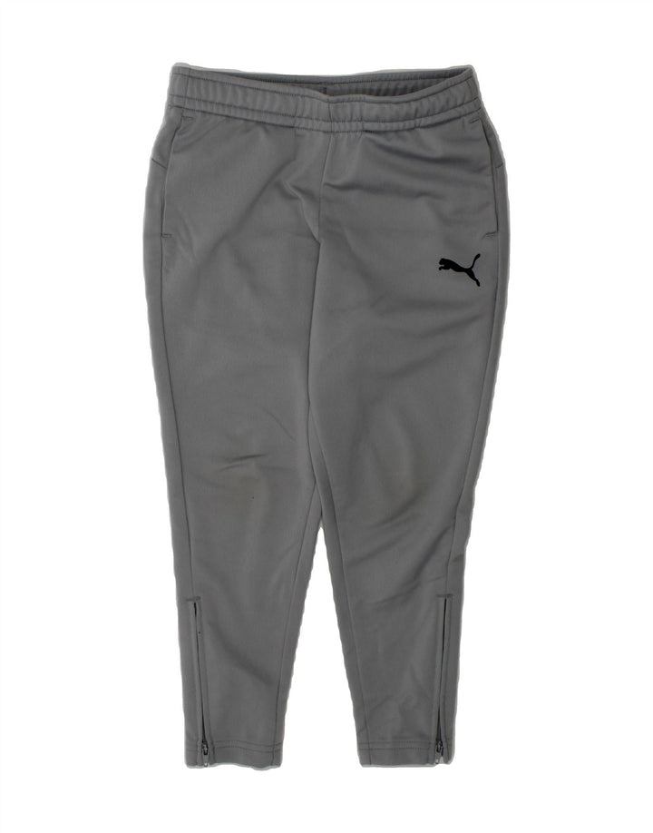 PUMA Boys Tracksuit Trousers 5-6 Years  Grey Polyester Vintage Puma and Second-Hand Puma from Messina Hembry 