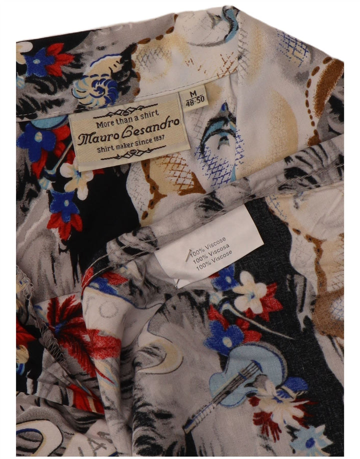 Męska koszula graficzna MAURO GESANDRO IT 48/50 Średnio wielokolorowa hawajska