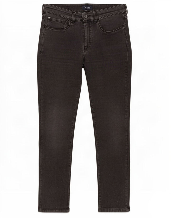 Jeansy damskie Armani W27 L28 Czarne bawełniane