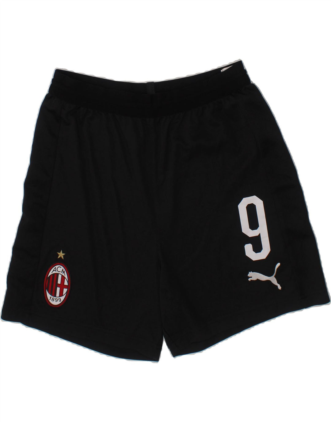 PUMA Boys Graphic Sport Shorts 13-14 Years Black Polyester Vintage Puma and Second-Hand Puma from Messina Hembry 