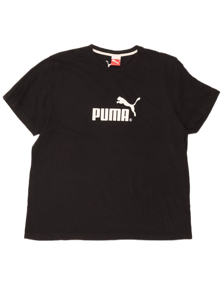 Męska koszulka z grafiką Puma Top 2XL w kolorze czarnym