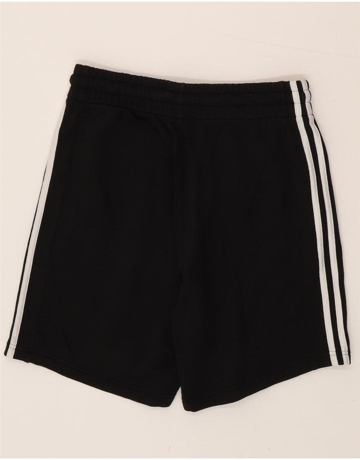 Męskie spodenki sportowe Adidas, średnie czarne, bawełniane