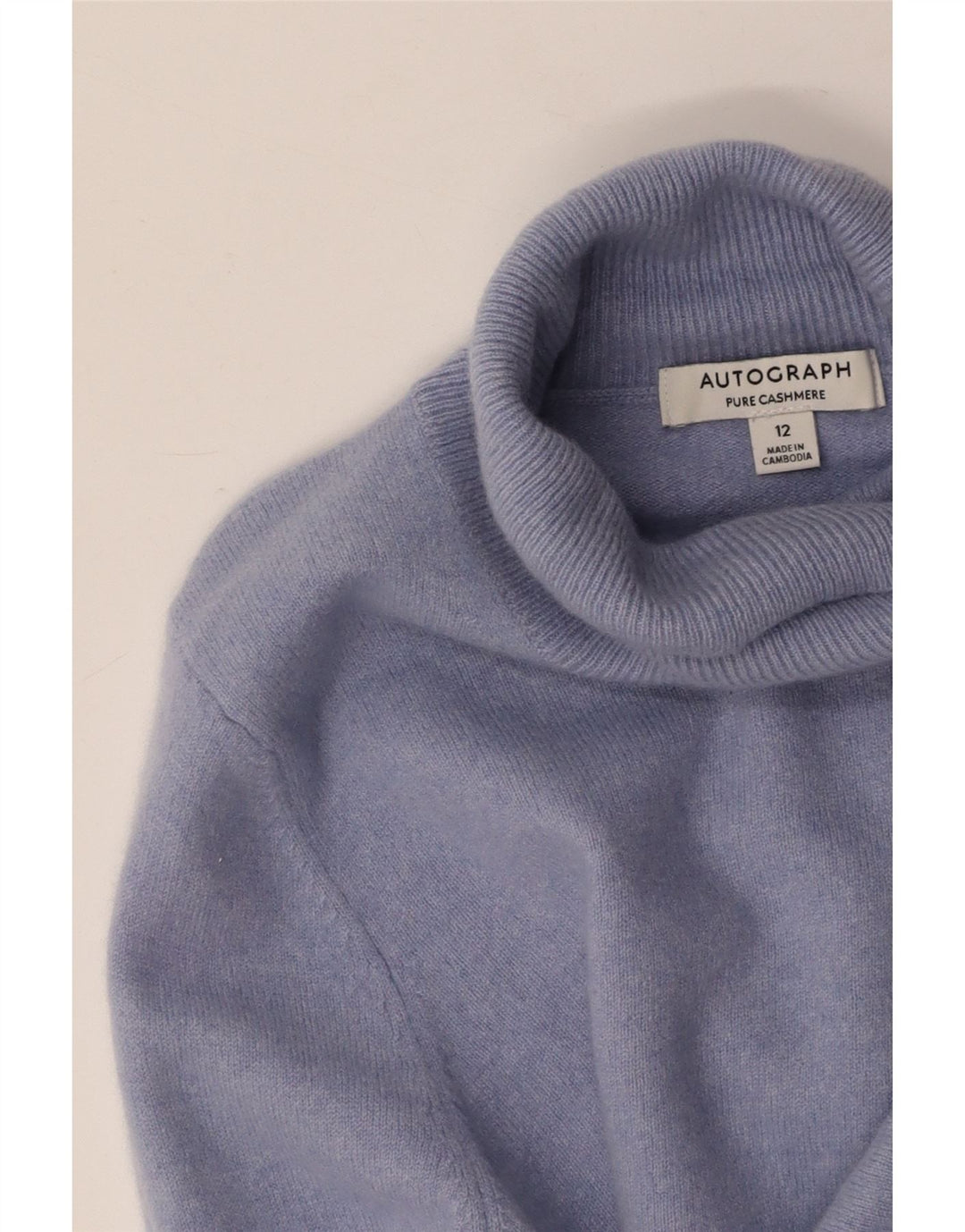 Sweter dziewczęcy MARKS & SPENCER z wywijanym dekoltem 11-12 lat fioletowy