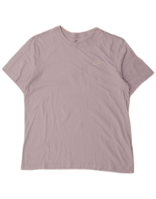 T-shirt męski Nike, duży, fioletowy, bawełniany