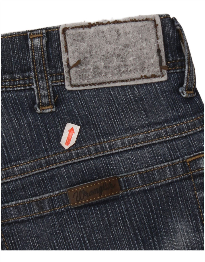Damskie jeansy Wrangler o regularnym kroju W34 L30, niebieska bawełna