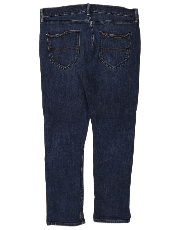 Marks & Spencer Męskie jeansy slim W34 L29 Niebieskie bawełniane
