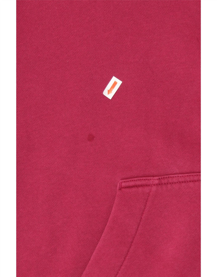 Damski sweter oversize z kapturem G-STAR UK 6 XS, bordowa bawełna