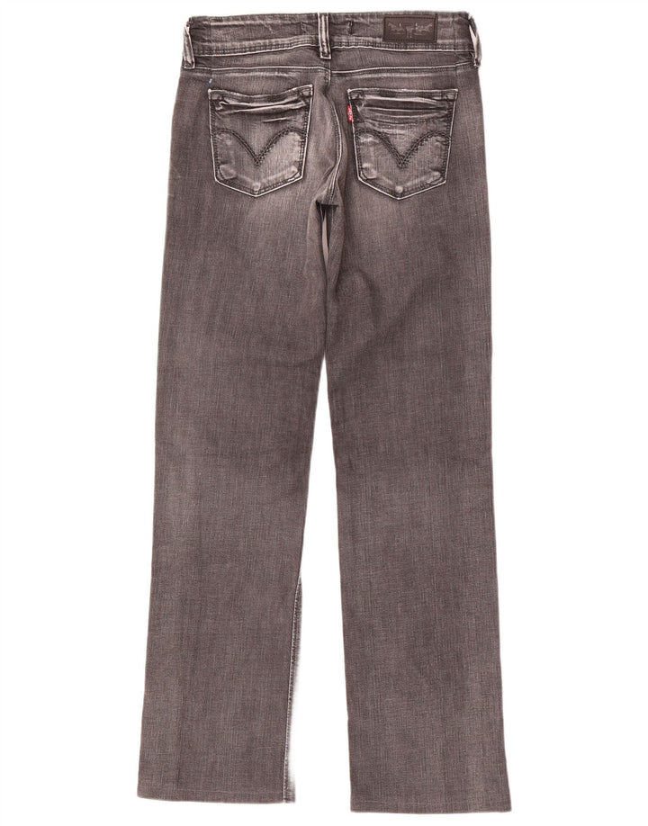 Damskie jeansy Levi's 570 Straight W27 L31 Szara bawełna