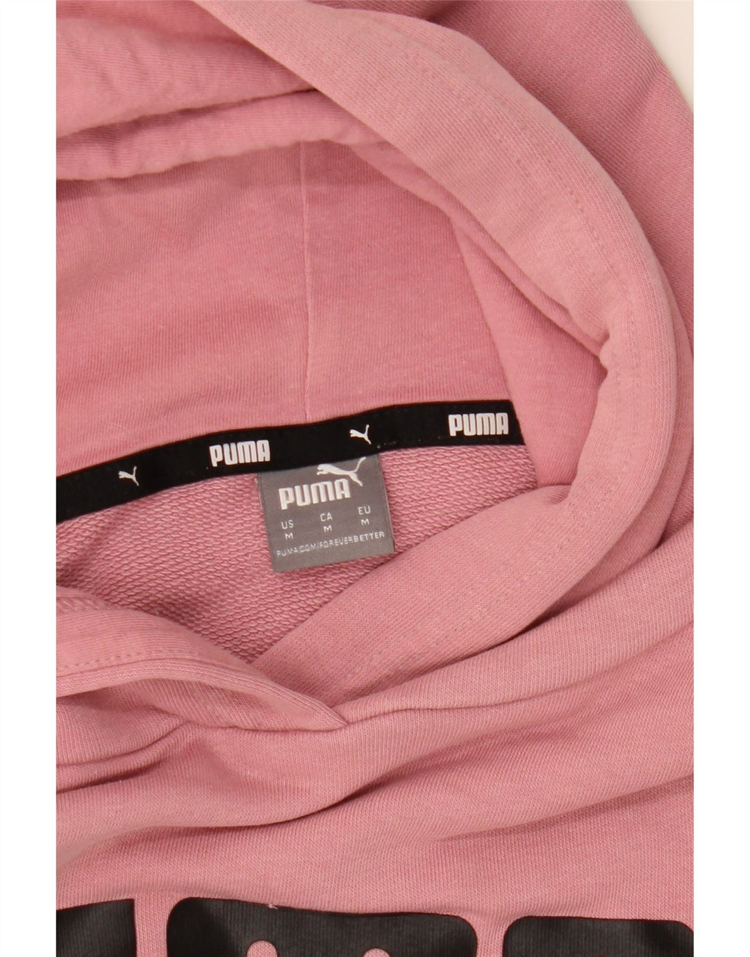 Męski sweter z kapturem Puma z grafiką, średni róż
