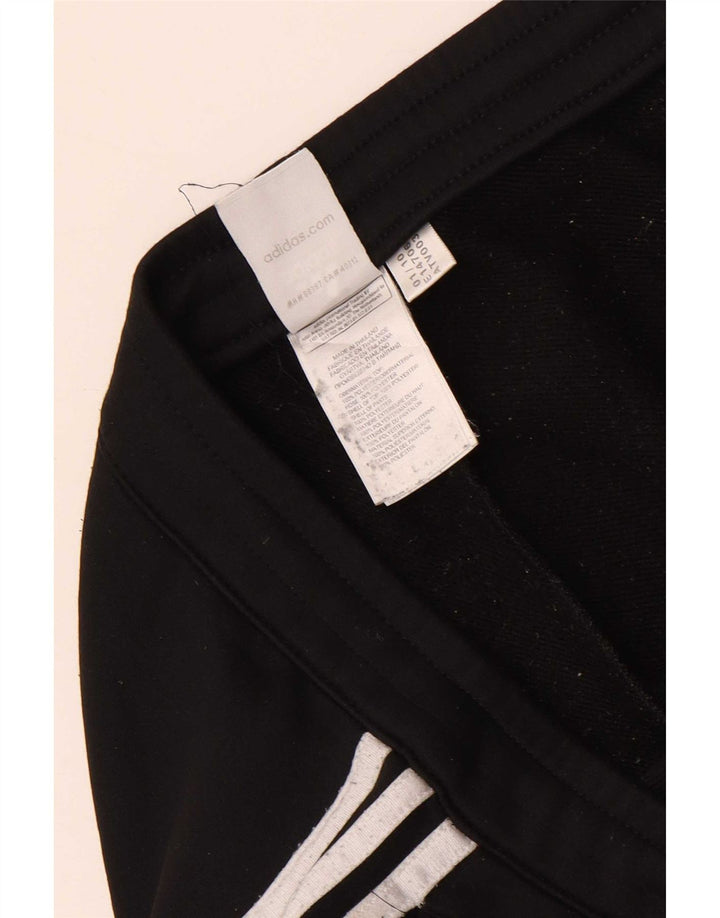 Damskie spodnie dresowe Adidas Joggers UK 14, duże, czarne, poliestrowe