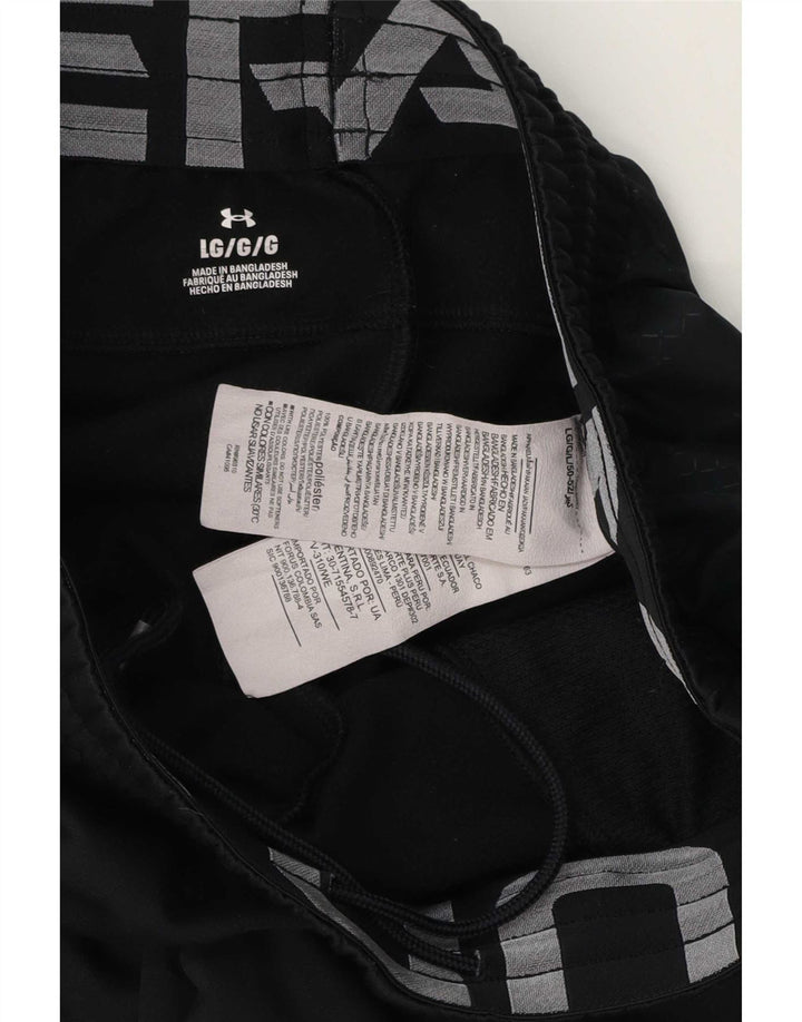 Męskie spodnie dresowe Under Armour, duże, czarne, poliestrowe