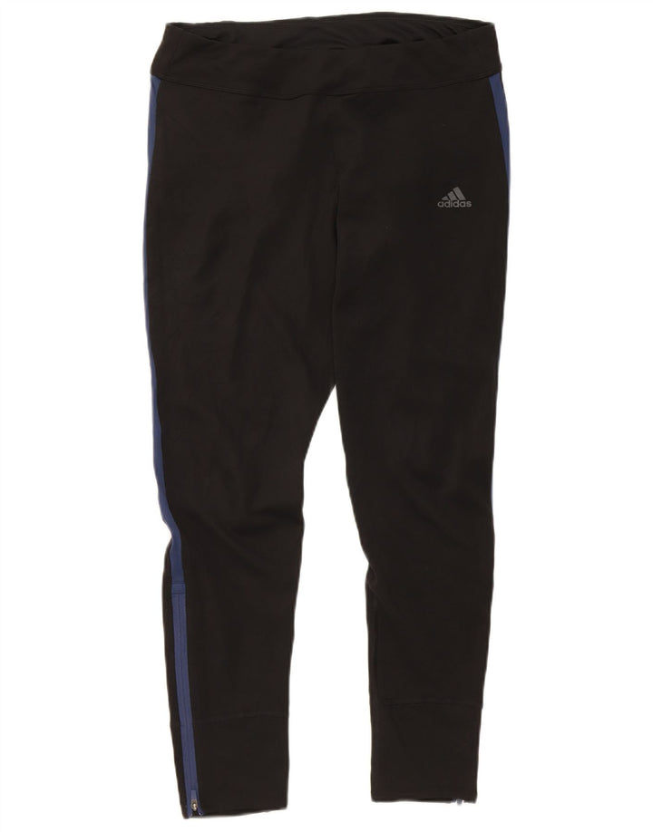 Legginsy Adidas Damskie Climacool Crop UK 12/14 Średni Czarny