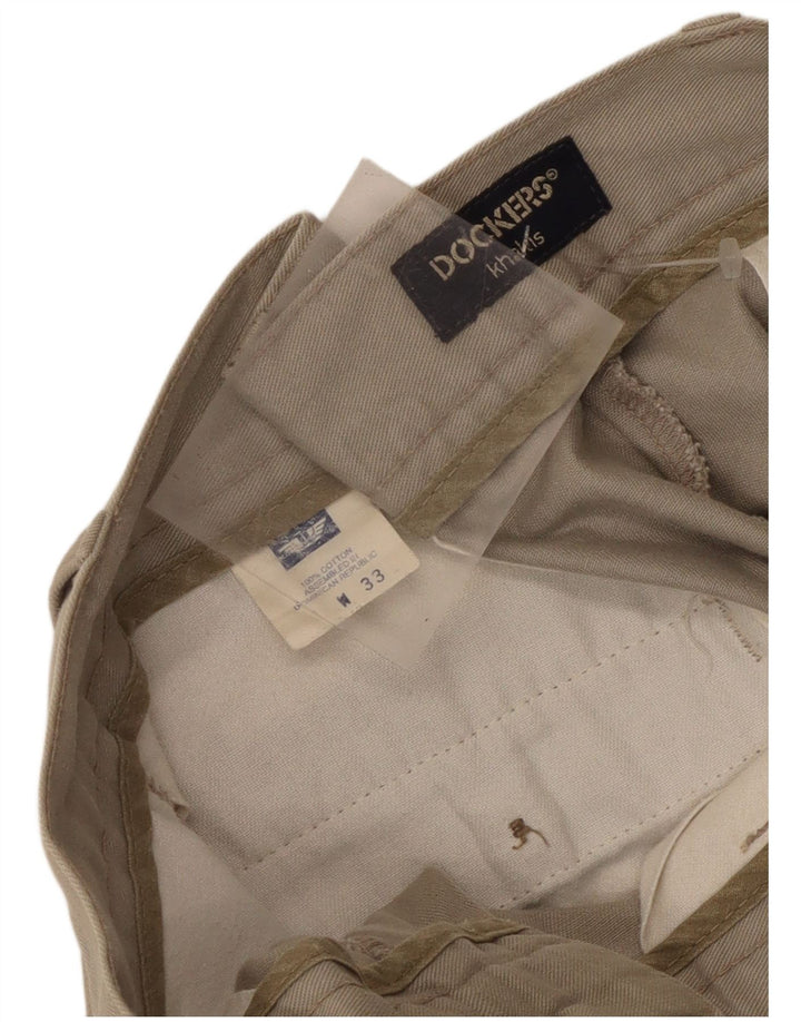 Męskie szorty Chino w kolorze khaki, Dockers, W33, średnio beżowa bawełna