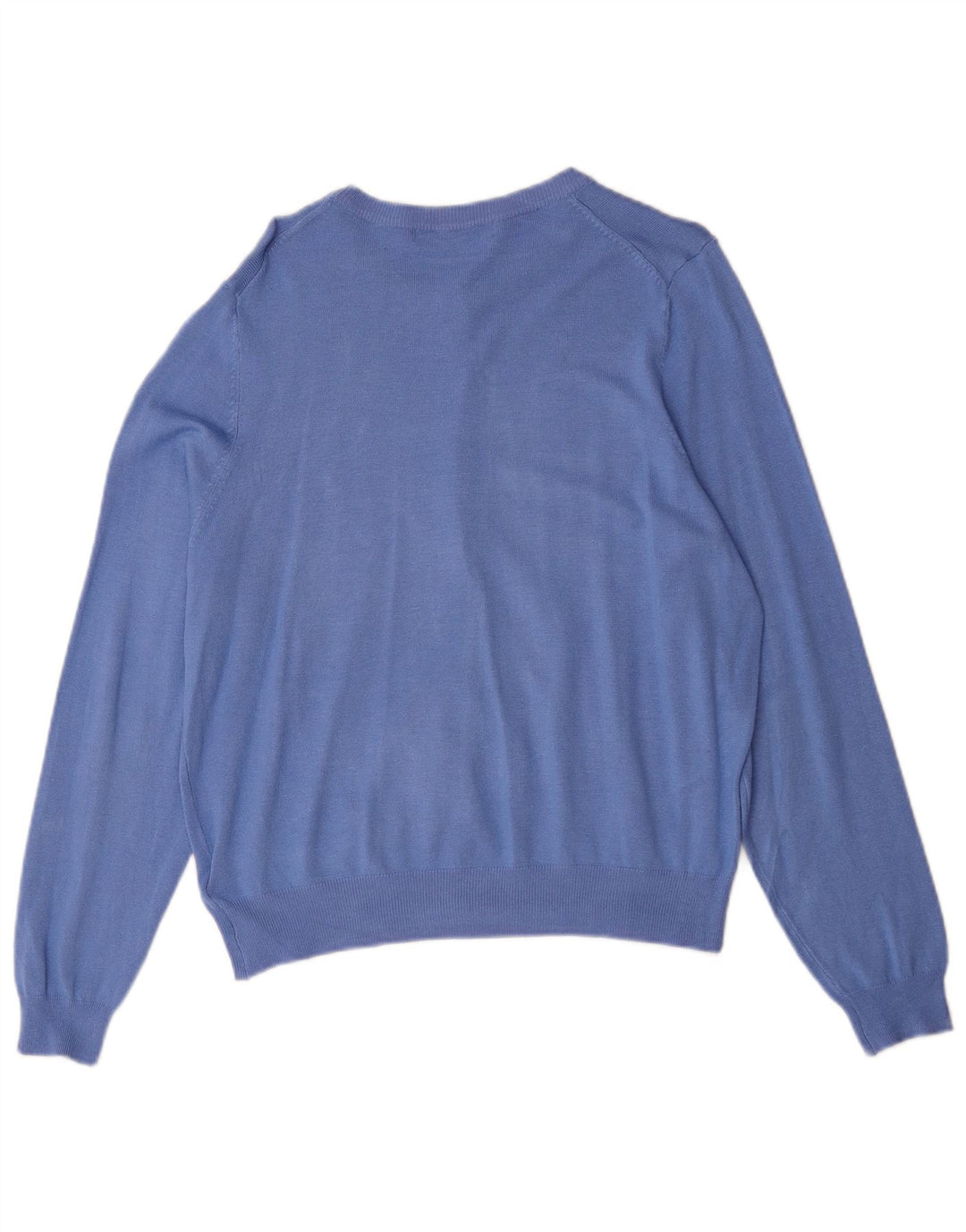 Marks & Spencer Damski sweter kardigan UK 16, duży, niebieski, wiskoza