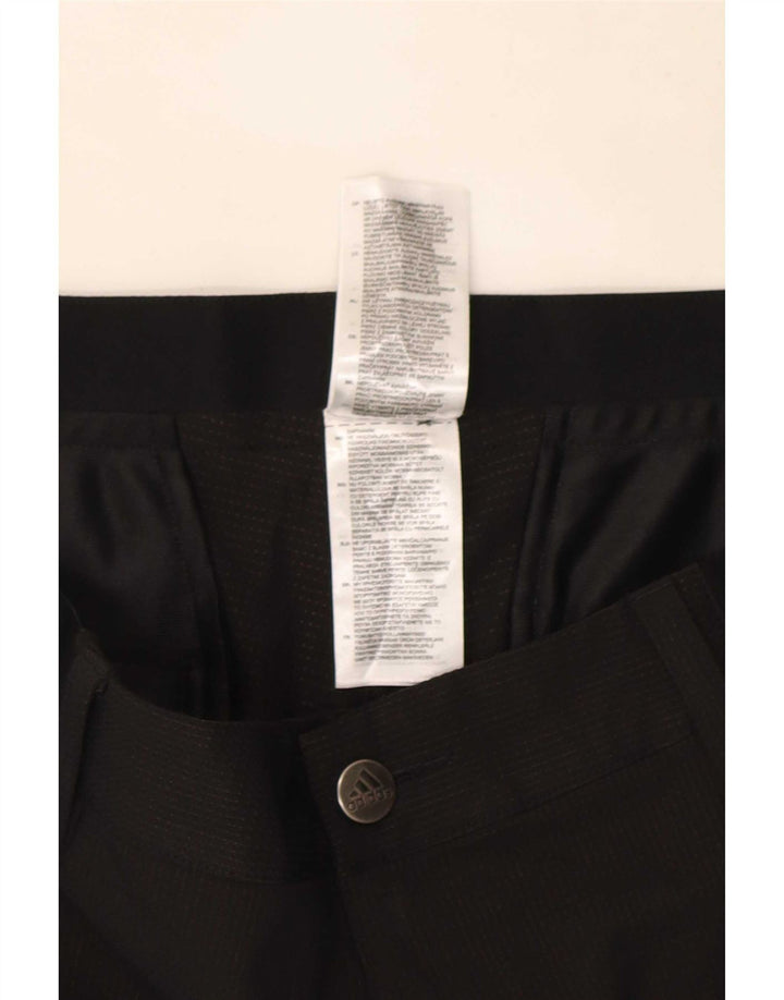 Męskie spodnie Chino Adidas Slim W34 L29 Czarny poliester