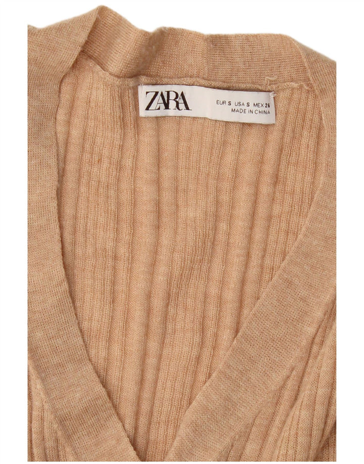 Sweter damski ZARA Cardigan UK 10 Small Beige