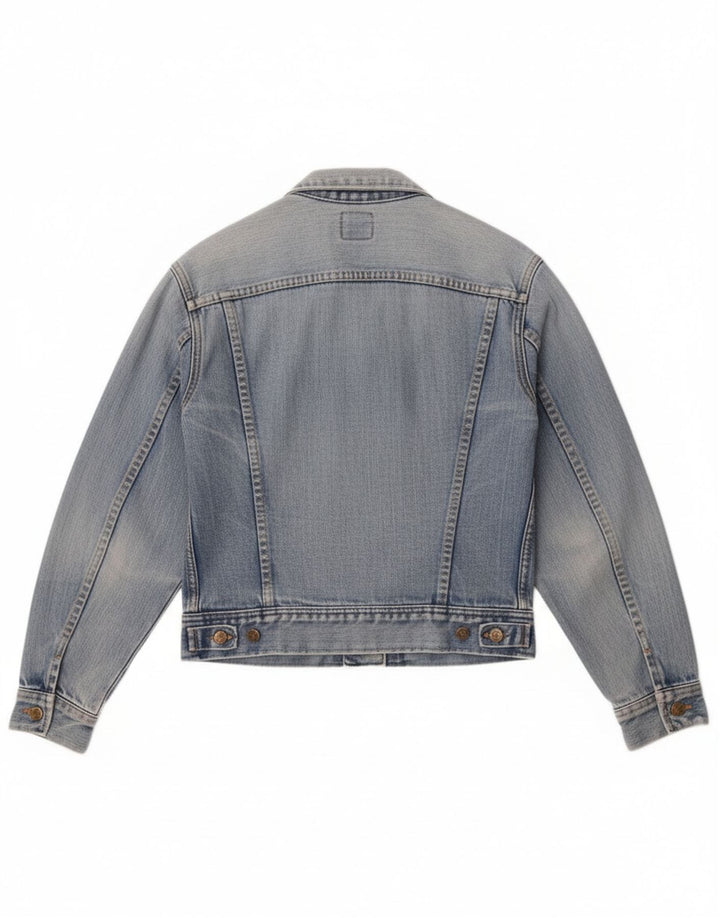 Damska kurtka dżinsowa Lee Crop UK 12 w kolorze średnioniebieskim