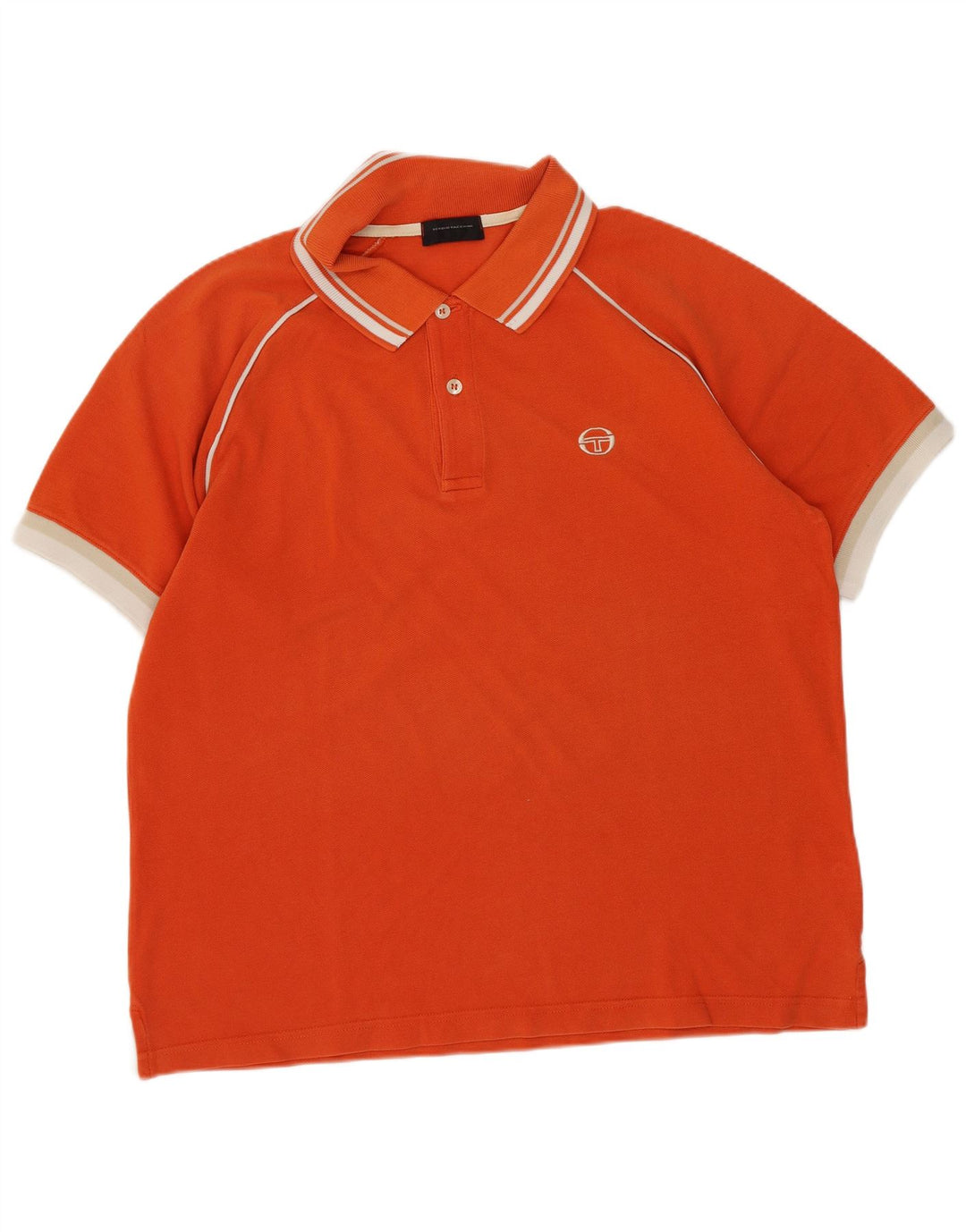 Męska koszulka polo Sergio Tacchini EU 50, bawełna w kolorze średniopomarańczowym
