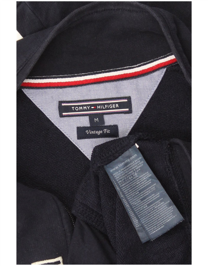 Męska kurtka dresowa Tommy Hilfiger w stylu vintage, średnia, granatowa