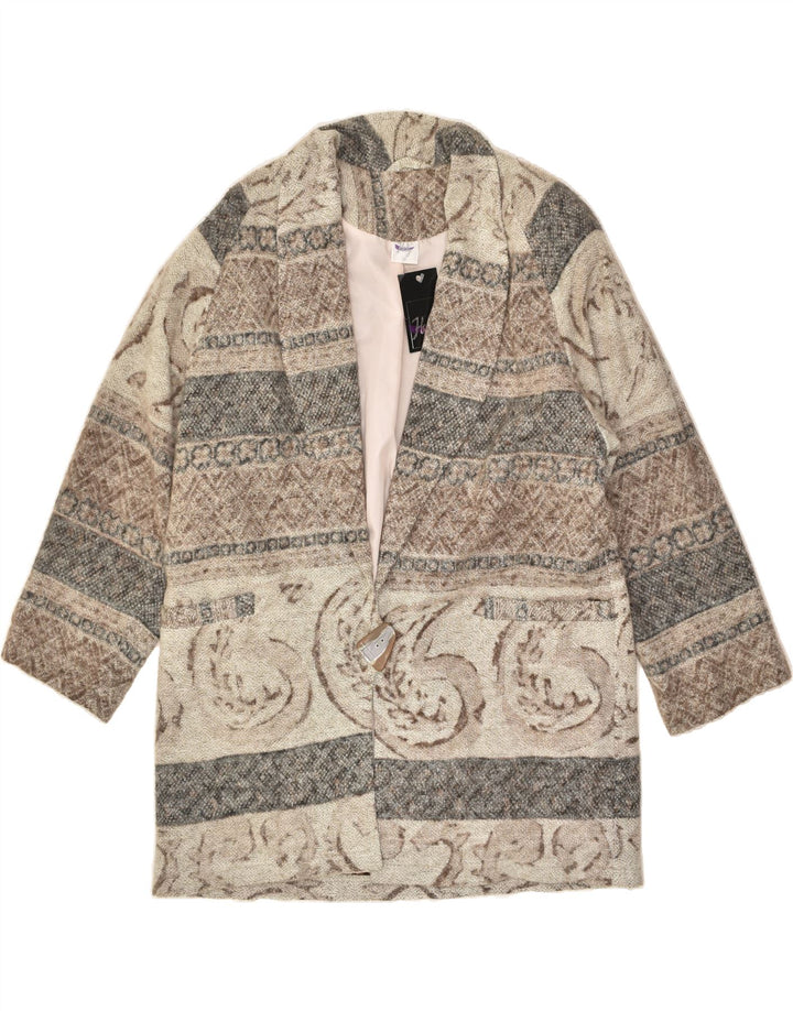 VINTAGE Womens Overcoat EU 38  Medium Grey Paisley | Vintage Vintage | Thrift | Second-Hand Vintage | Used Clothing | Messina Hembry 