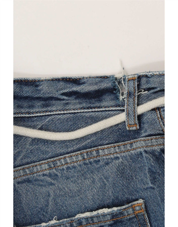 Męskie spodenki jeansowe Zara w trudnej sytuacji EU 38 Small W30, niebieska bawełna