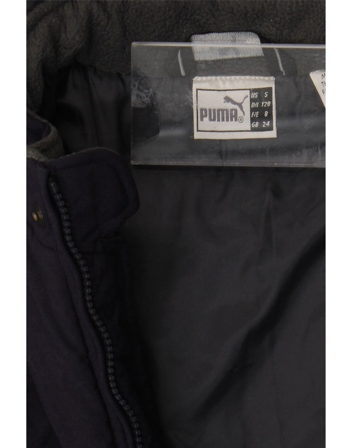 PUMA Boys Hooded Padded Jacket 7-8 Years  Navy Blue
