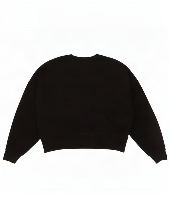 Bluza damska Adidas Oversized Sweter UK 10 Mała czarna bawełna