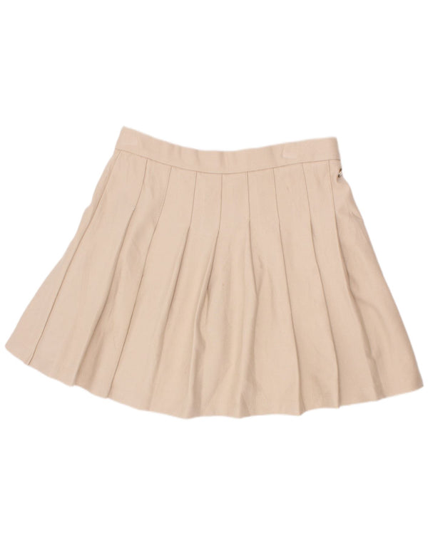 Zara Dziewczęca plisowana spódnica typu Knife 11-12 lat W24 Beżowa wiskoza