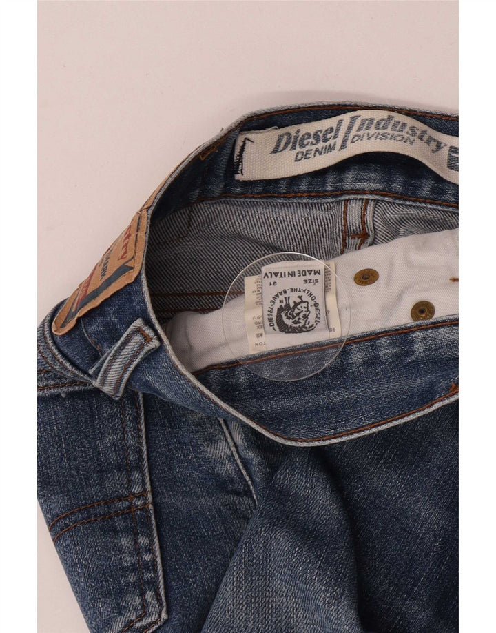 Damskie jeansy Diesel w trudnej sytuacji Bootcut W31 L33, niebieska bawełna
