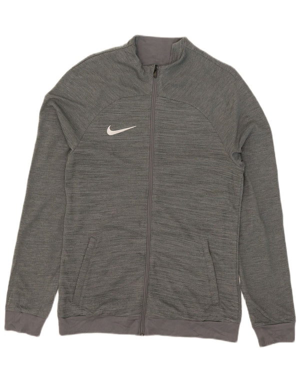 Damska kurtka dresowa Nike Dri Fit Slim Fit UK 10, mała, szara nakrapiana