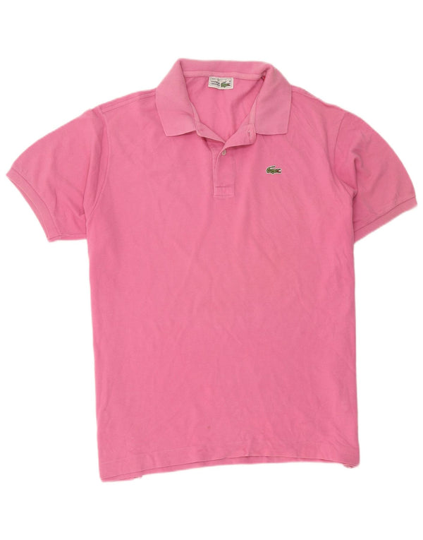 Męska koszulka polo Lacoste, rozmiar 7, 2XL, różowa, bawełniana