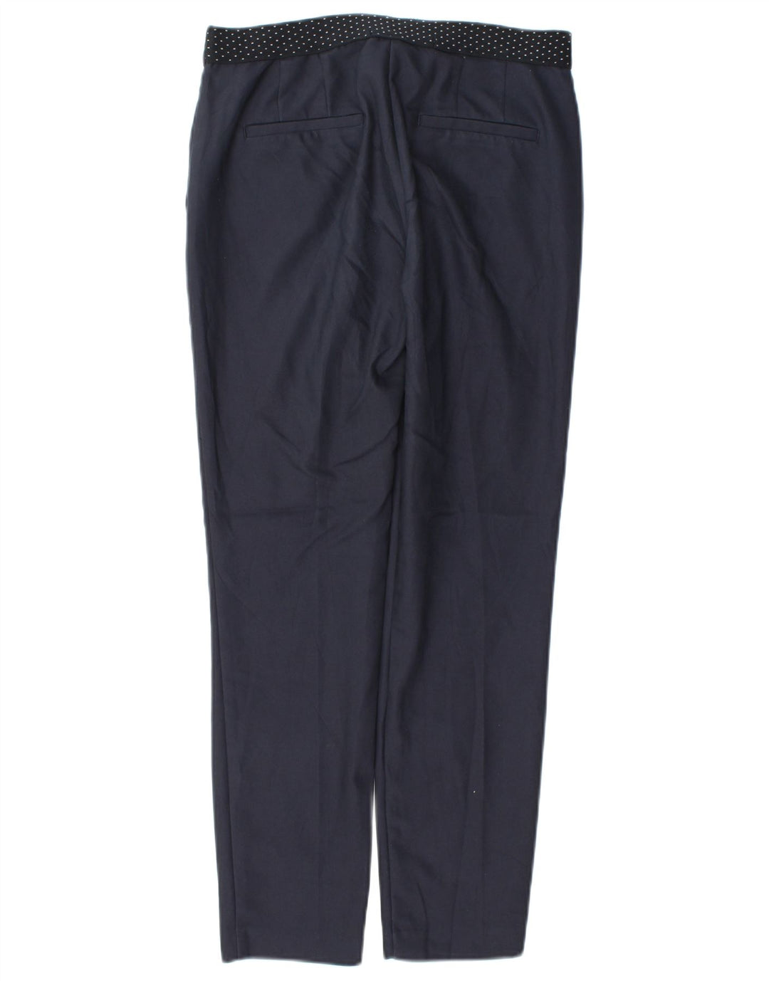 Spodnie damskie Zara Slim Chino, małe, W26 L27, granatowe, poliestrowe