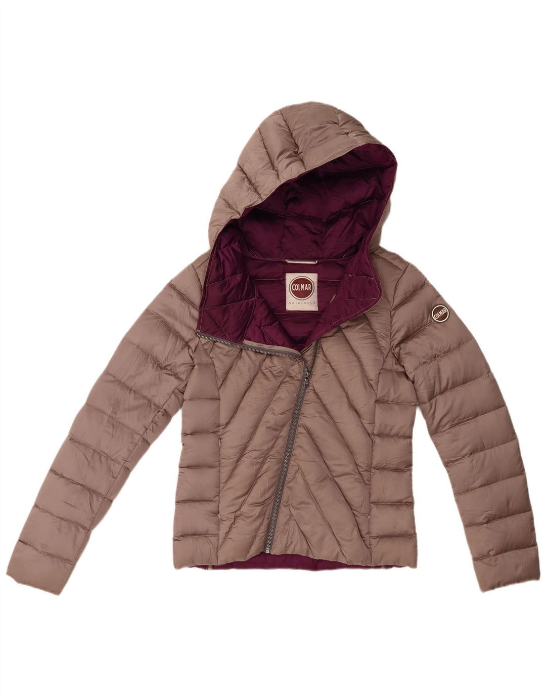 Damska ocieplana kurtka z kapturem Colmar IT 44 średni fiolet