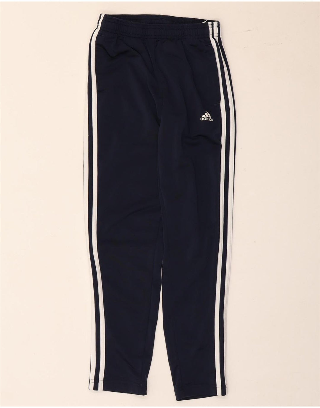 Spodnie dresowe chłopięce Adidas 11-12 lat, granatowe, poliestrowe